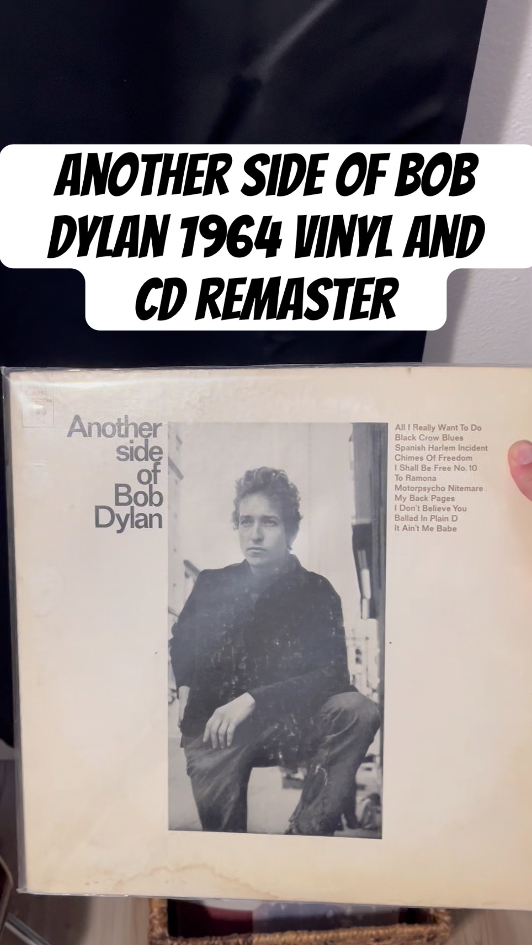 Another Side Of Bob Dylan - 1964 vinyl and CD remaster