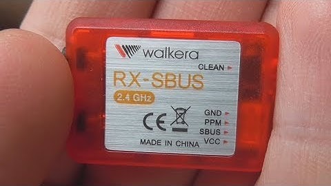 Walkera Receiver Unboxing (RX-SBUS, PPM for DEVO7,F7,10,F12E)