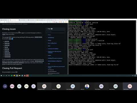 Opening and Closing Issues In Git/GitHub