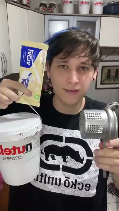 Eu Exprimir Nutella na Barra de Chocolate Branco 😱😱￼