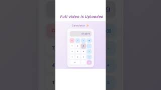 Build calculator using html,css and js #shorts #coding #programming