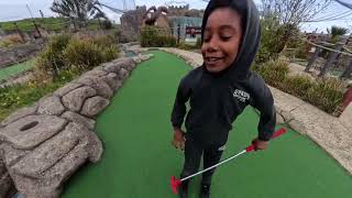 Celebrity MINI GOLF MAYHEM! Dad vs Son… HOLE-IN-ONE CELEBRATION! Wealth