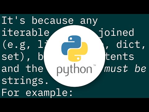 Why is it string.join(list) instead of list.join(string)?