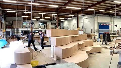 Van Assem interieurbouw | Timelapse Auditorium Neptune Energie / Solved