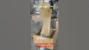Đài phun nước luân hồi bằng đá tự nhiên cao 1m #shorts #short #shortvideo #shortsvideo #shortsfeed