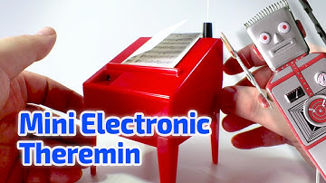 MINI ELECTRONIC THEREMIN MUSICAL INSTRUMENT Unboxing & Build  - made by Gakken of Japan