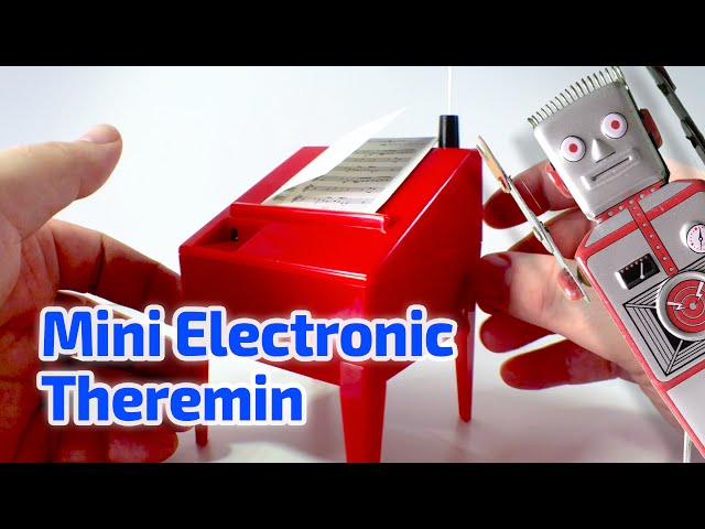 Mini Theremin Musical Electronic Creative Instrument with Screen