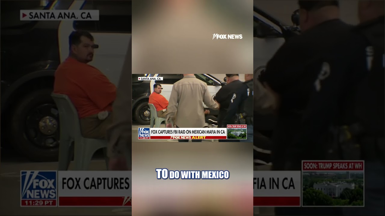 FBI nabs 40+ Mexican Mafia members in California raid #fbi #shorts #mafia #mexico