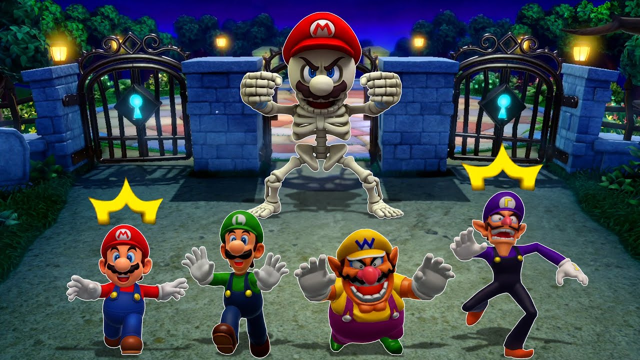 スーパーマリオパーティジャンボリー】4人対戦ミニゲームマリオVS