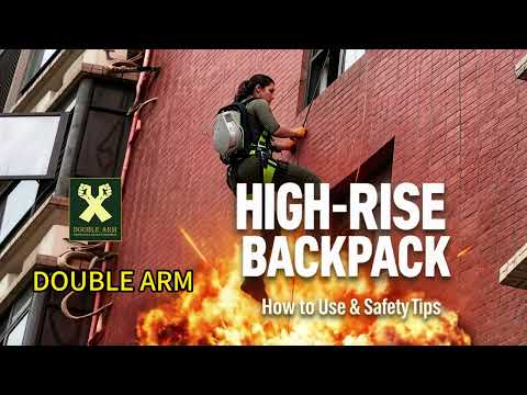 Double Arm – High-Rise Escape Backpack | Fire Safety & Emergency Descent Solution