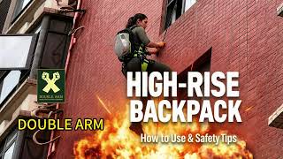 Double Arm – High-Rise Escape Backpack | Fire Safety & Emergency Descent Solution