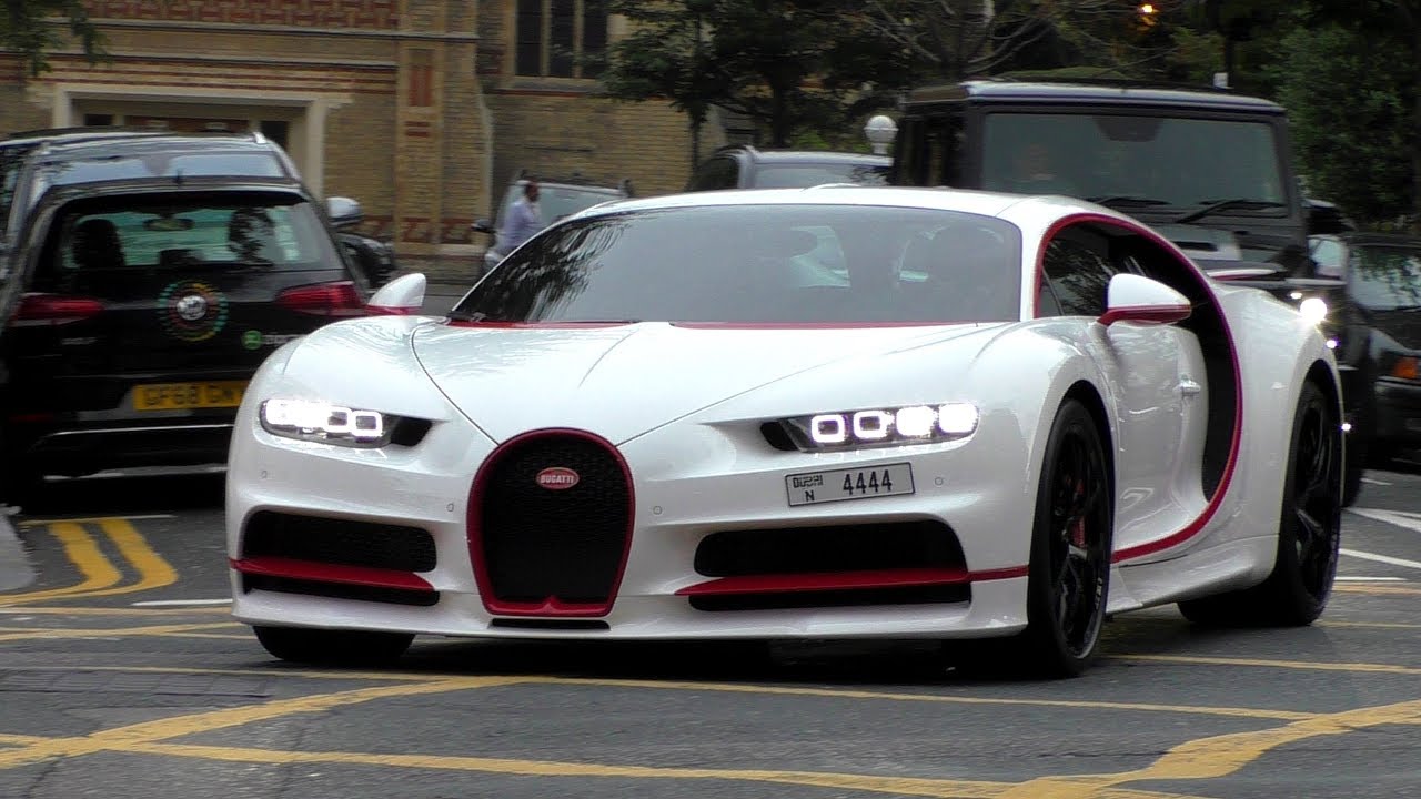 Bugatti Chiron Sport Start Up + Fast Acceleration + Carporn London