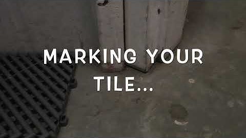 Odd Shaped Garages - How do I cut around them with SWISSTRAX tiles?