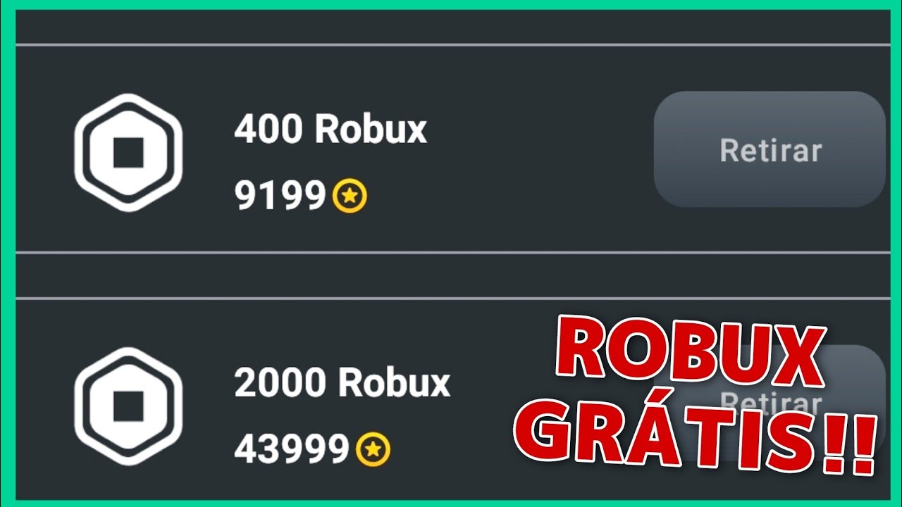 💲⚠️COMO GANHAR 2 MIL ROBUX DE GRAÇA NO ROBLOX!! (100% funciona)