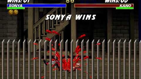 Ultimate Mortal Kombat 3 (ARCADE) Bell Tower Stage Fatality With Jarek Screaming MK4 (I