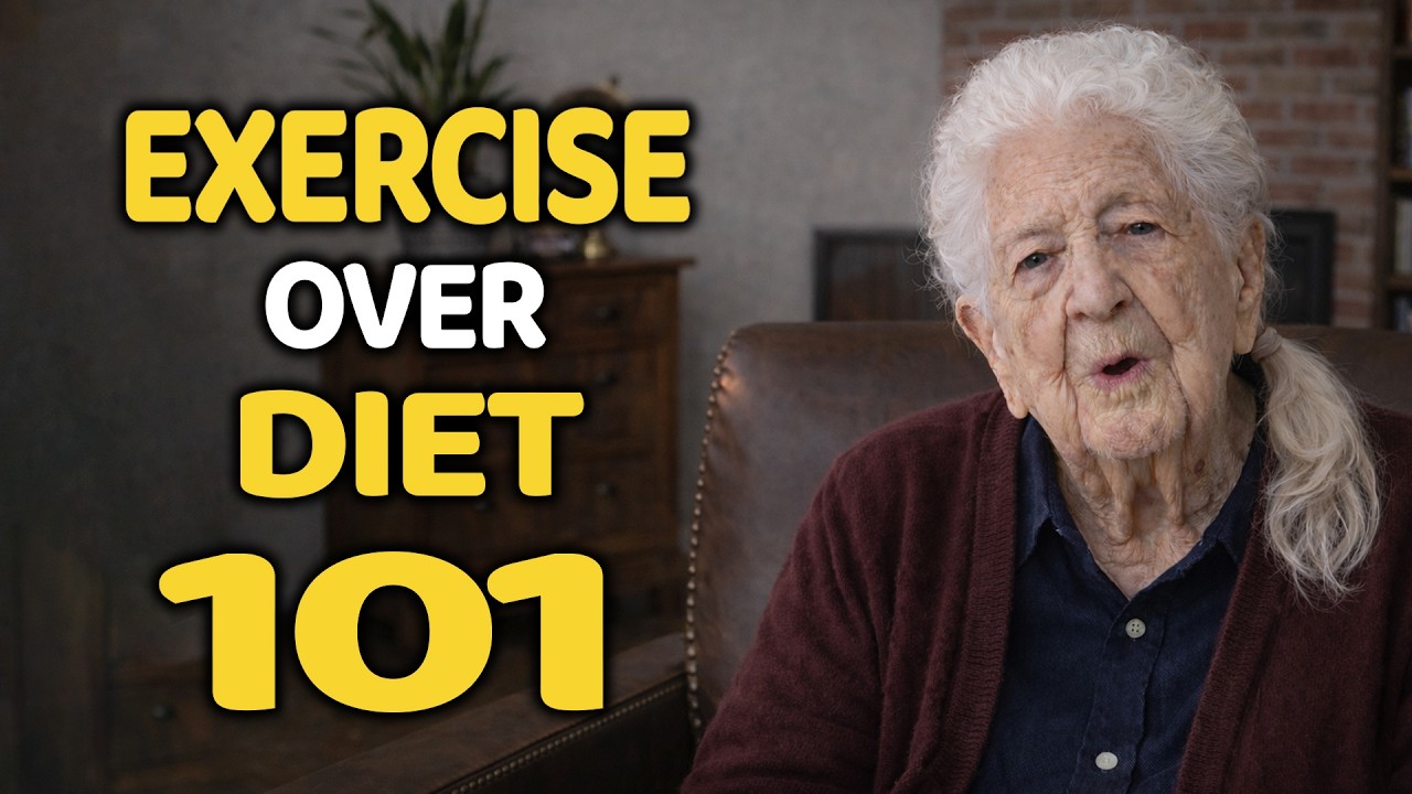 Margaret Collins 101 years old, female  Why exercise is more important than diet.