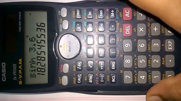 Series 20: Performing Hyperbolic/ Inverse Hyperbolic Functions in fx-991MS Calculator