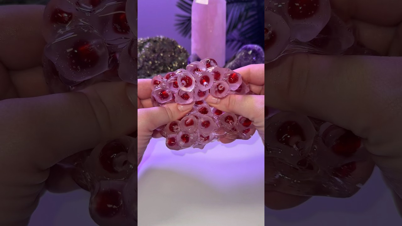 Rue-bies ASMR ❤️ a birthstone slime inspired by my cat named Rue. She was born on July 27th!