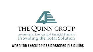 What happens if a executor breaches their duties