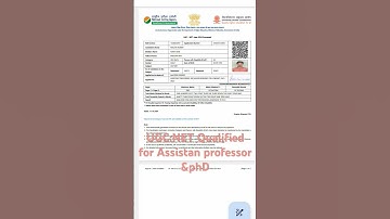 UGC: NET. Qualified for accitent professor & Phd