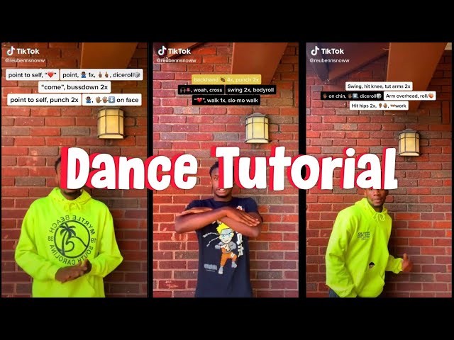 Reuben Snow TikTok Dances Tutorial Compilation (Part 1) class=