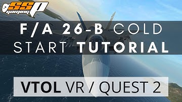 VTOL VR FA26B Cold Start & Pre-Flight Tutorial