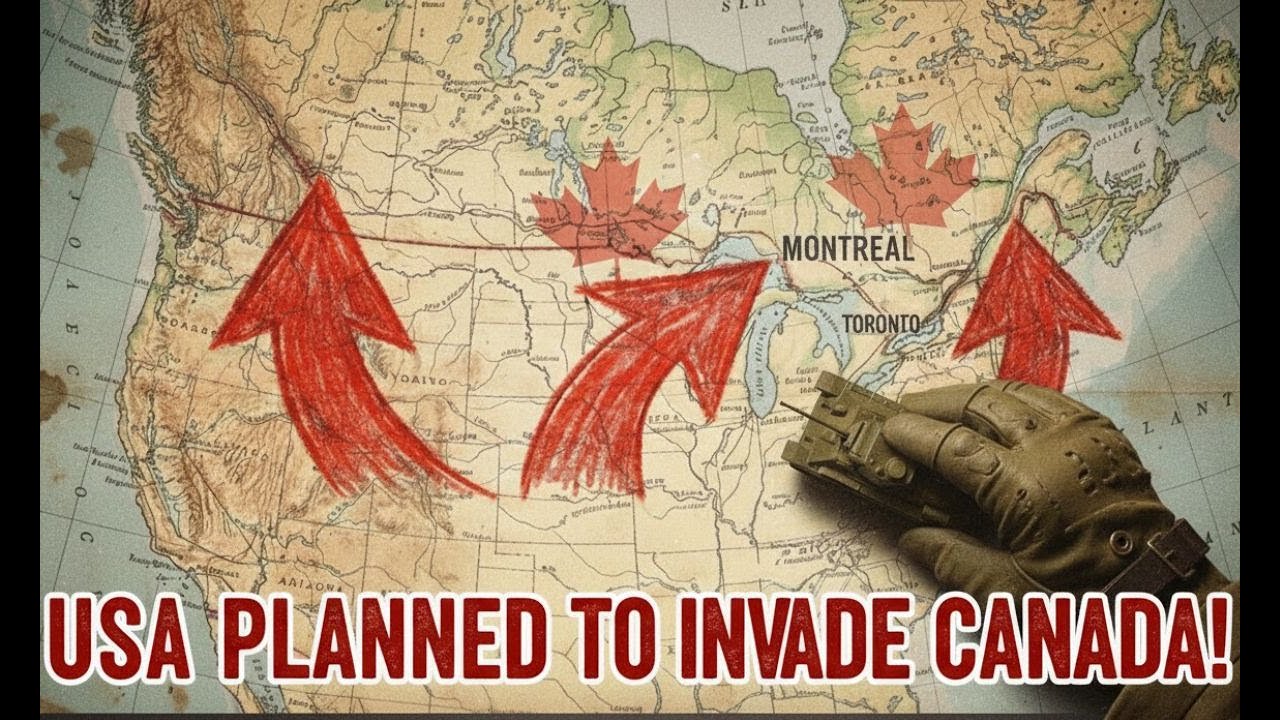 Why the USA Prepared to Invade Canada (The Classified 1930 Invasion Plan ) - The 51st State?