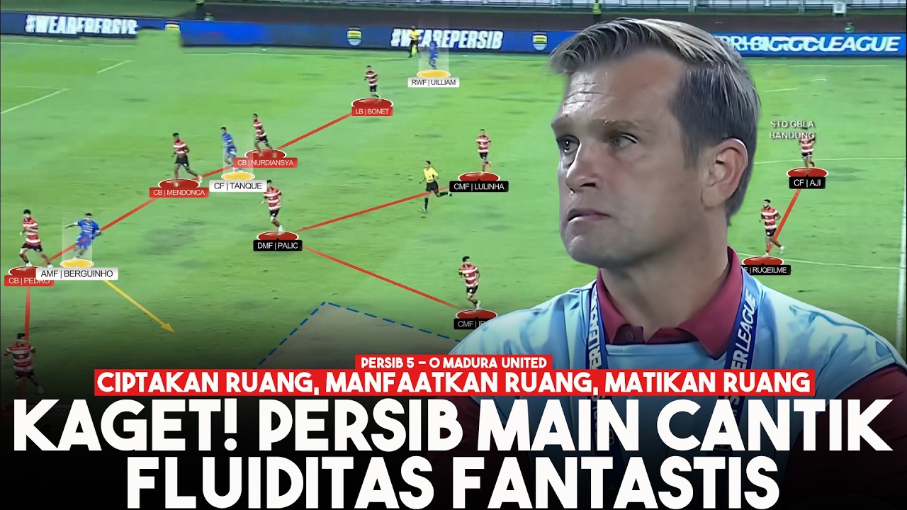 KAGET! Persib Main Cantik, Fluiditas Level Tinggi & Fantastis | Persib 5 - 0 Madura United