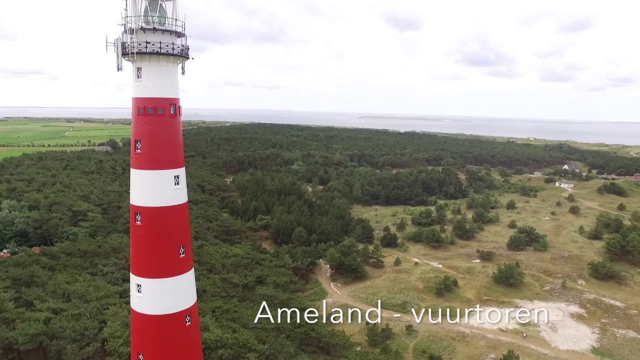 Ameland vuurtoren - drone