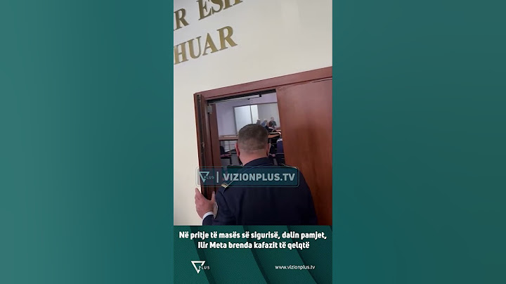 Në pritje të masës së sigurisë, dalin pamjet, Ilir Meta brenda kafazit të qelqtë - Vizion Plus