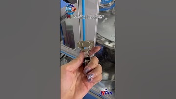 Door hinge automatic assembly machine line  #hingeproductionline #hingemachinery
