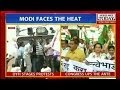 DYFI activists protest against rail