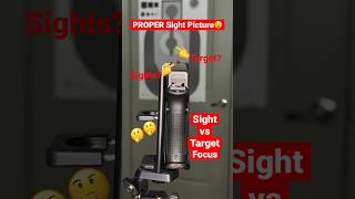 PROPER sight picture 😱 #shorts #demolitionranch #glock