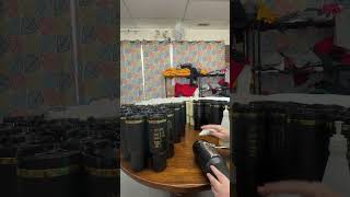 Full process — engraving 60 custom tumblers for a local dance studio