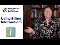 Who should be getting the utility billing information during takeover (Apartment Management in 2024)