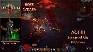 Diablo Iii - Act Iii - Heart Of Sin - Kill Cydaea, The Maiden Of Lust Boss