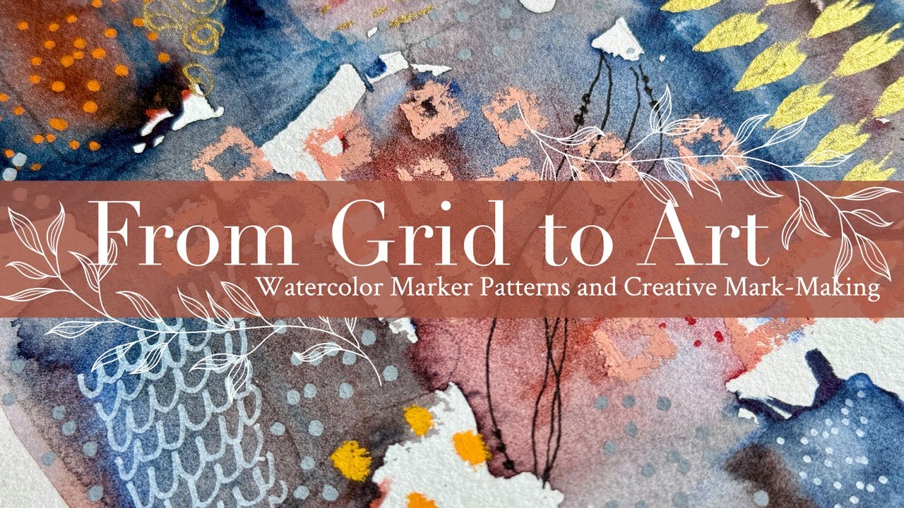 From Grid to Art: Watercolor Marker Patterns and Creative Mark Making ...