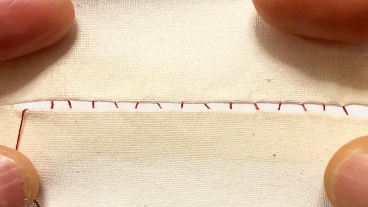 コの字とじ はしごまつり の縫い方 返し口やぬいぐるみのはぎ合わせに 手縫いの基本 Youtube