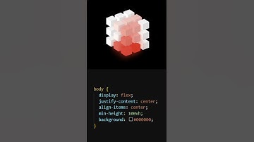 "Create a Colorful Cube Animation with Pure CSS! 🌈" #coding #html #htmlcss