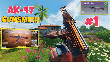 *NEW* AK-47 Gunsmith/Attachments | FAST ADS + NO RECOIL | Ak 47 loadout Codm | ak-47 attachment br