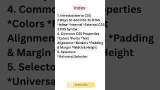 CSS Full Course Shorts #css #cssfullcourse #htmlandcss #Shorts