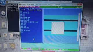CIM/CAM lab: Executed Milling CNC Program-1