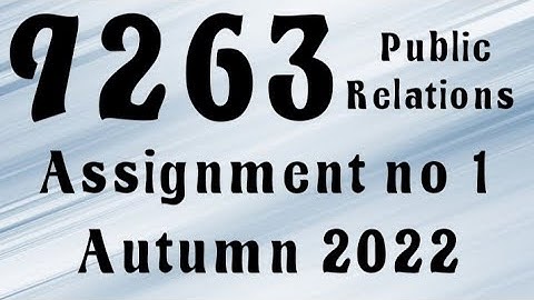 AIOU Code 9263 Solved Assignment No.1 Autumn 2022 #aiou #aiousolveassignments
