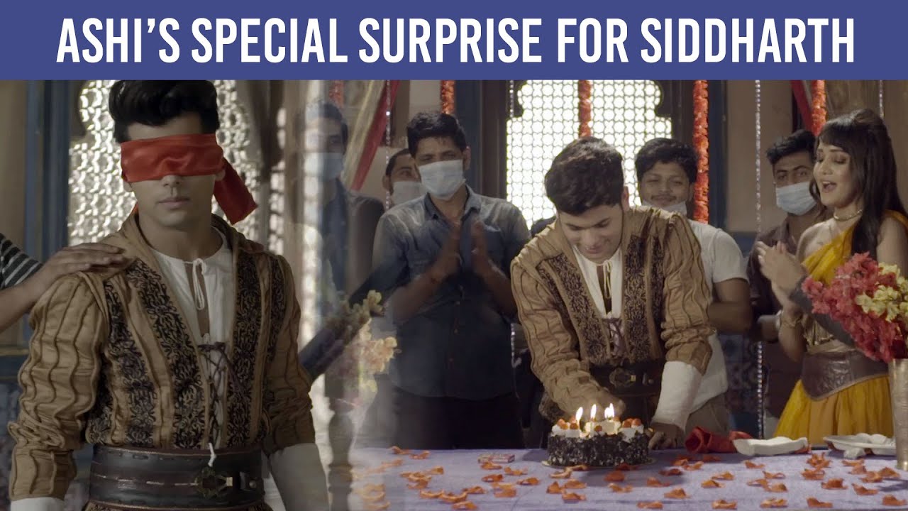 Ashi Singh's special surprise for Siddharth Nigam on the sets of Aladdin - Naam Toh Suna Hoga