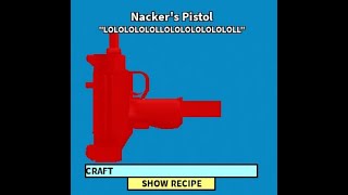 Roblox Craftwars | Nacker Pistol Review!