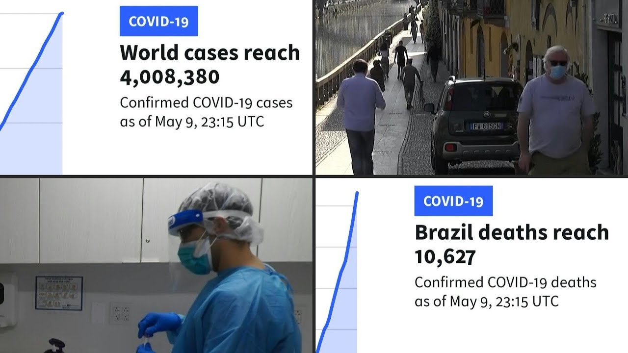 Más de 4 millones de casos de coronavirus en el mundo y Brasil supera ...