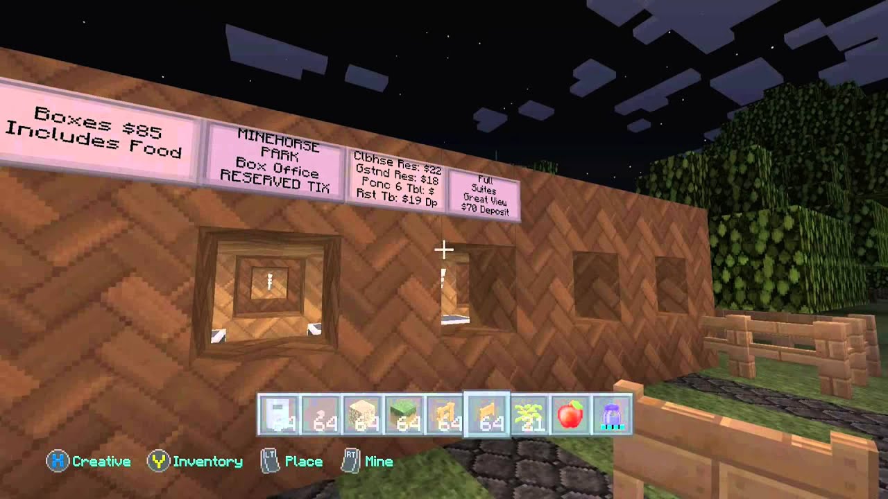 Minecraft Xbox One - HORSE RACING - New Stuff at the Track (3)