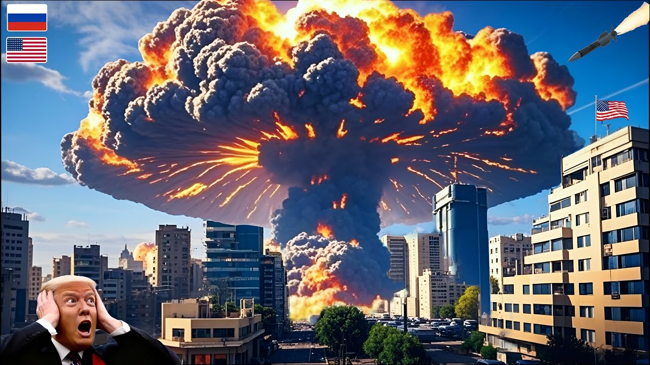 2 часа назад! Российские ракеты поразили крупные города США, посмотрите, что произошло!
