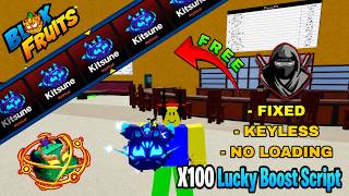 [🐲 FIXED] Blox Fruits X100 Lucky Boost Script | Update | Fixed | Keyless | No Loading | Roblox