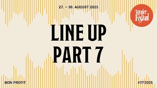 Tønder Festival 2025: Line up - Part 7